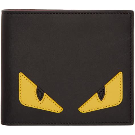 fendi black and yellow wallet|buy Fendi wallet online.